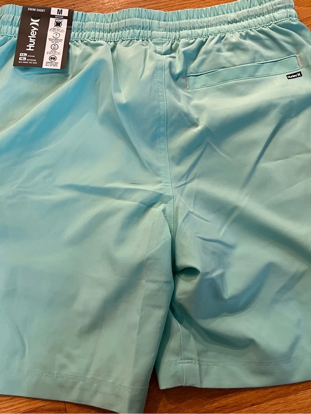 Hurley Aqua Flamingo Short Sleeve shirt & swim trunks Set - Mint & Pink